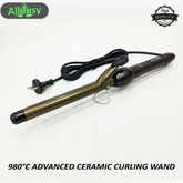 Professional Curling Iron for Shiny Frizz-Free Curls & Waves